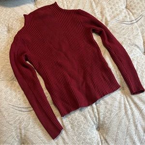 Maroon Fitted Sweater